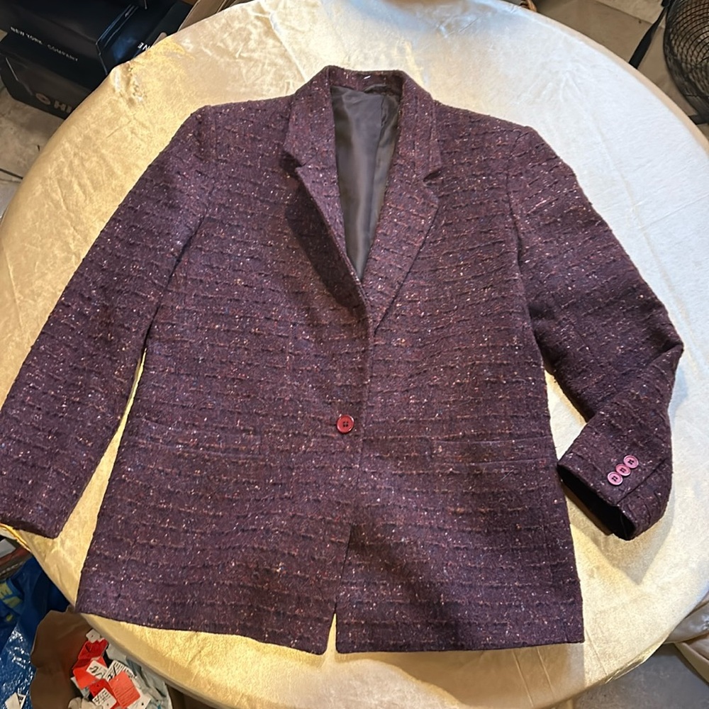 NWOT LADIES TWEED BLAZER S